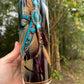 Teal horse tumbler