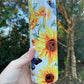 20oz Yellow Sunflower with butterfly tumbler