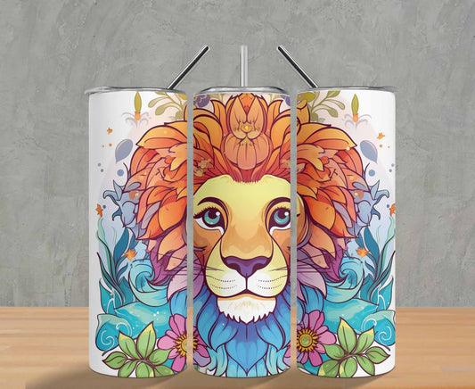 20oz Lion's Head tumbler