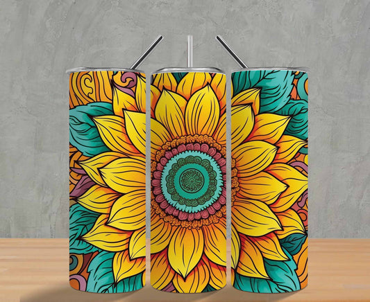 20oz Sunflower Tumbler