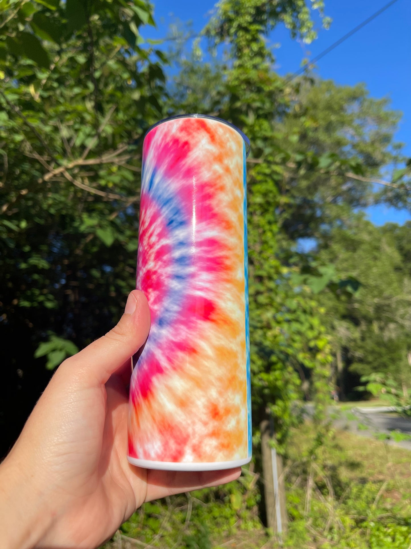 Rainbow Tye Dye Tumbler