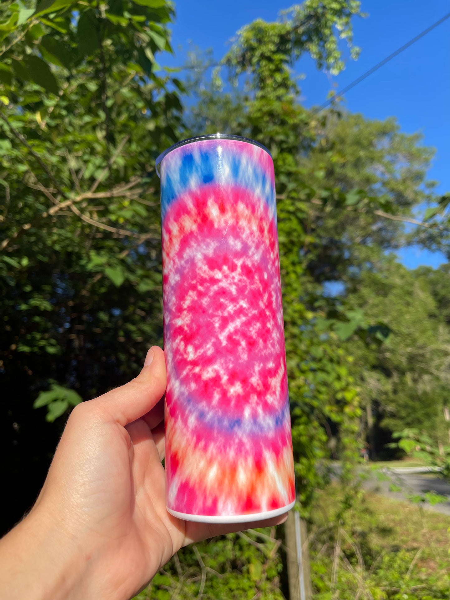 Rainbow Tye Dye Tumbler