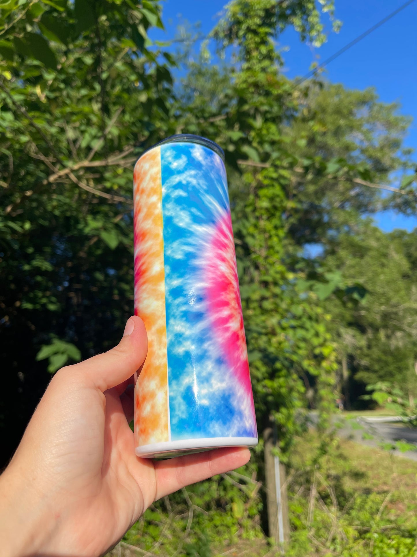 Rainbow Tye Dye Tumbler