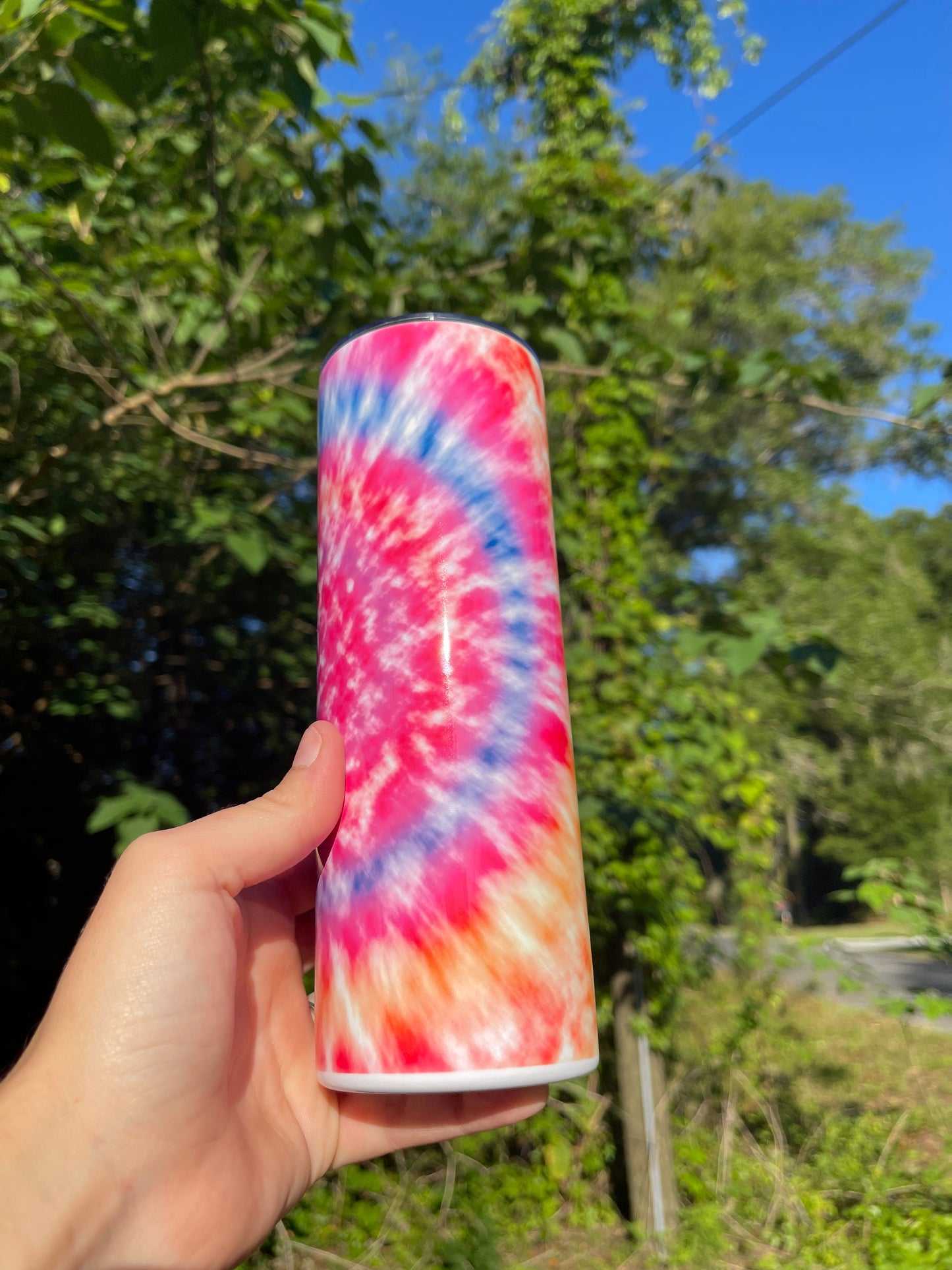 Rainbow Tye Dye Tumbler