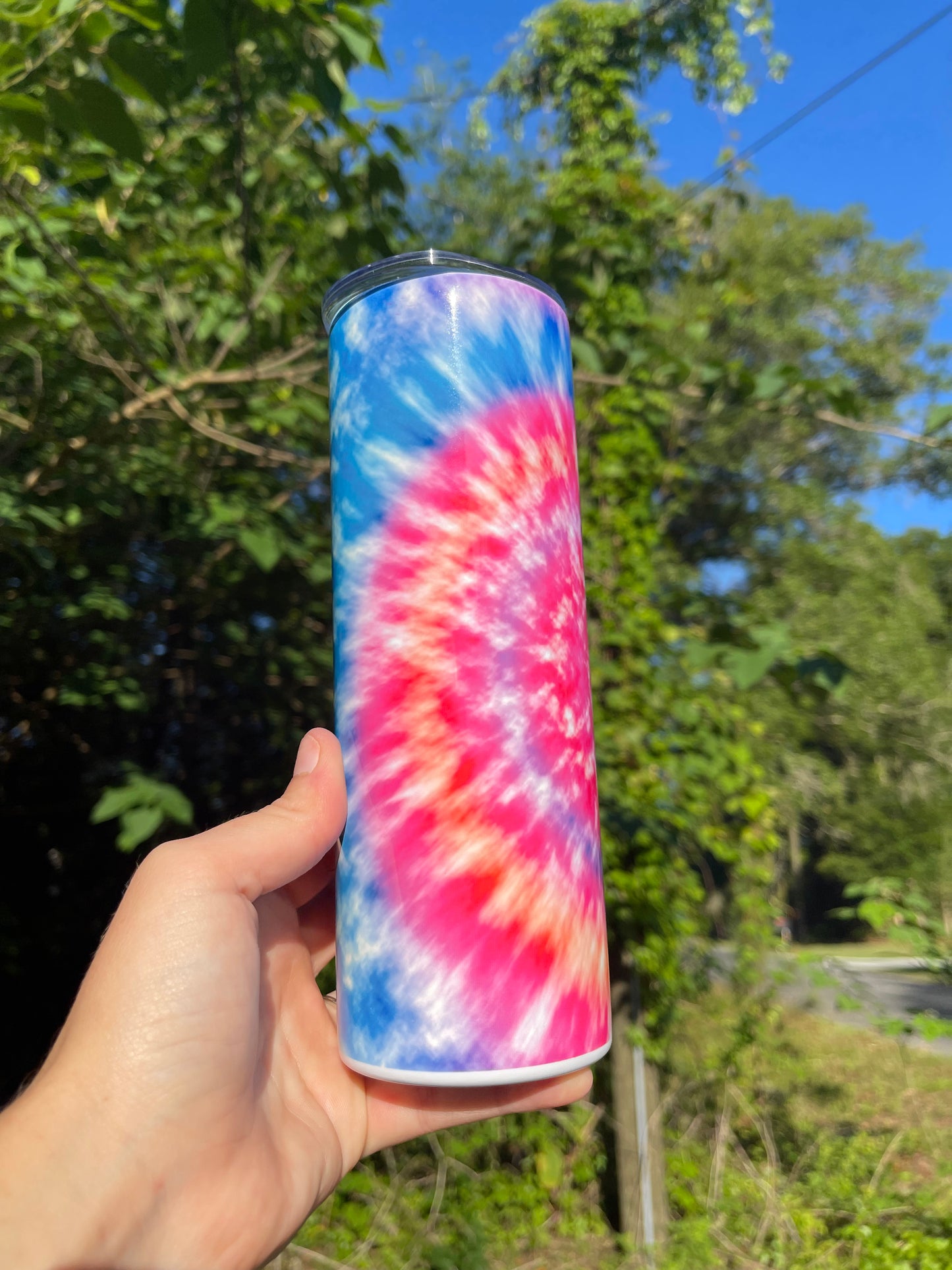 Rainbow Tye Dye Tumbler