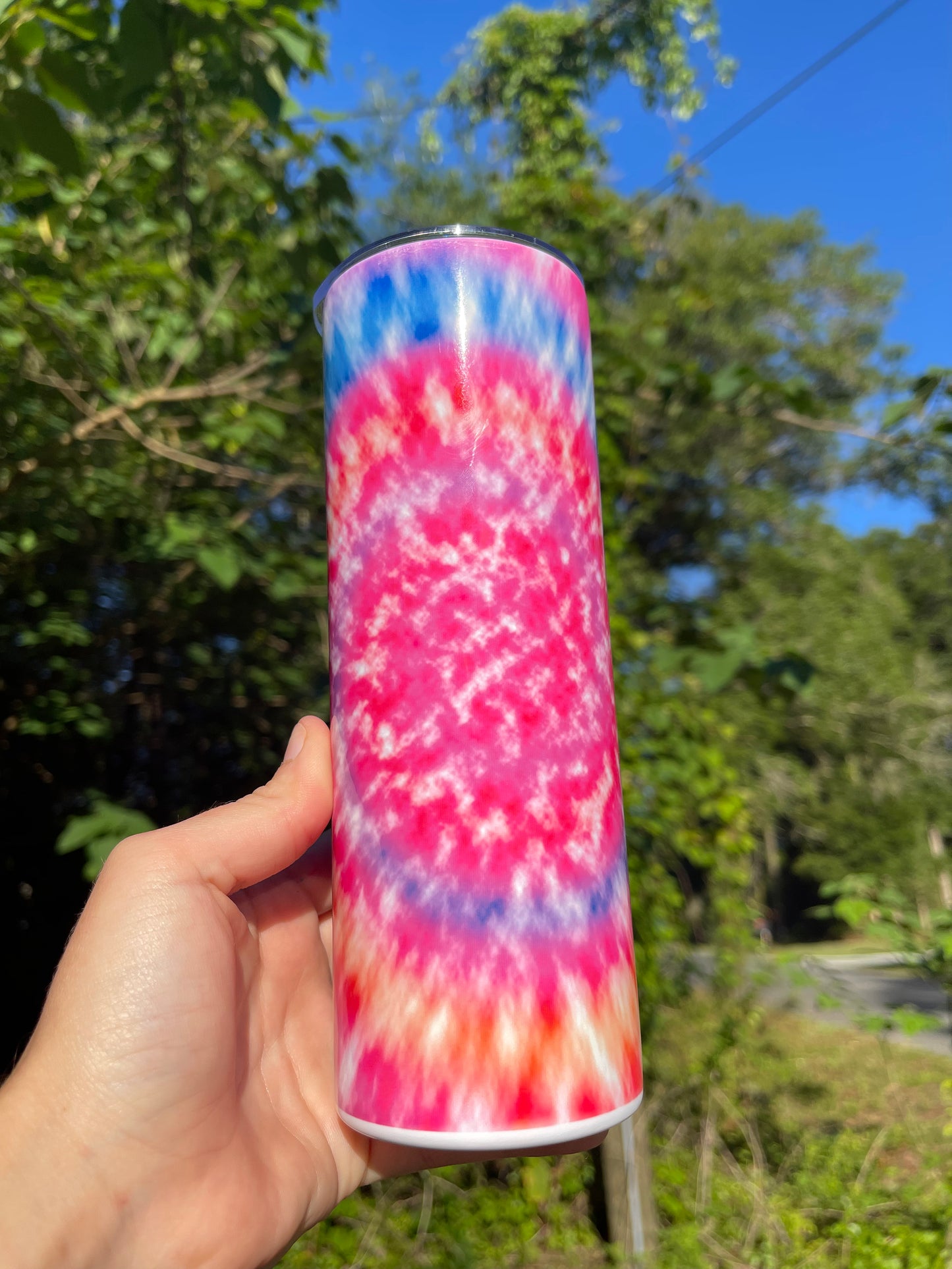 Rainbow Tye Dye Tumbler