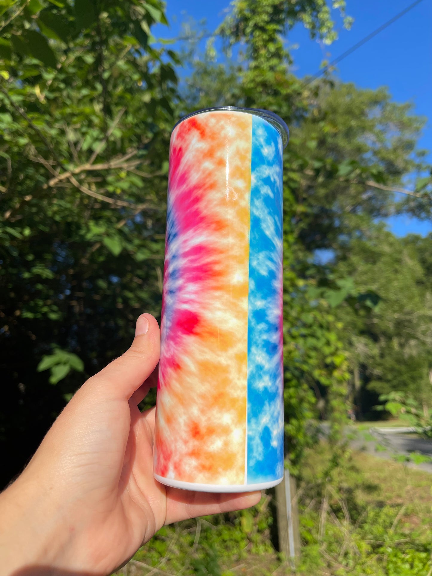 Rainbow Tye Dye Tumbler