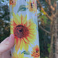 20oz Yellow Sunflower with butterfly tumbler