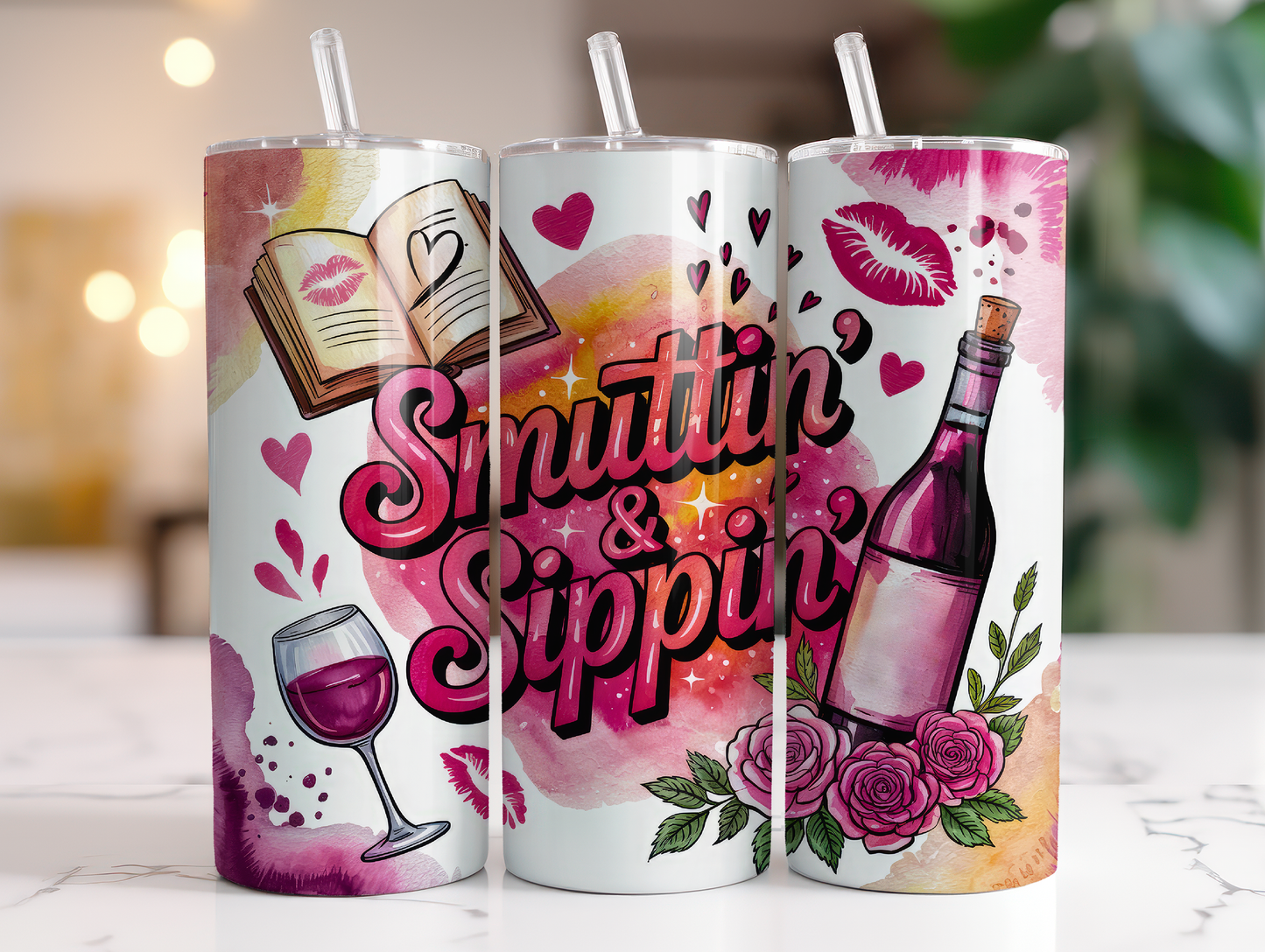 Smuttin' and Sippin' 20oz tumbler