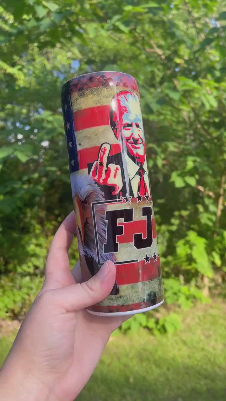 FJB fuck joe biden trump cup tumbler mug 20oz lets go brandon