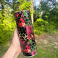 Mama red honey comb with bees 20oz skinny tumbler