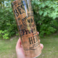 Best dad wood grain look 20 oz tumbler, fathers day tumbler- hero and protector