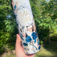 Blue and Gold MAMA 20 oz floral tumbler