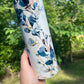 Blue and Gold MAMA 20 oz floral tumbler