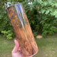Best dad wood grain look 20 oz tumbler, fathers day tumbler- hero and protector