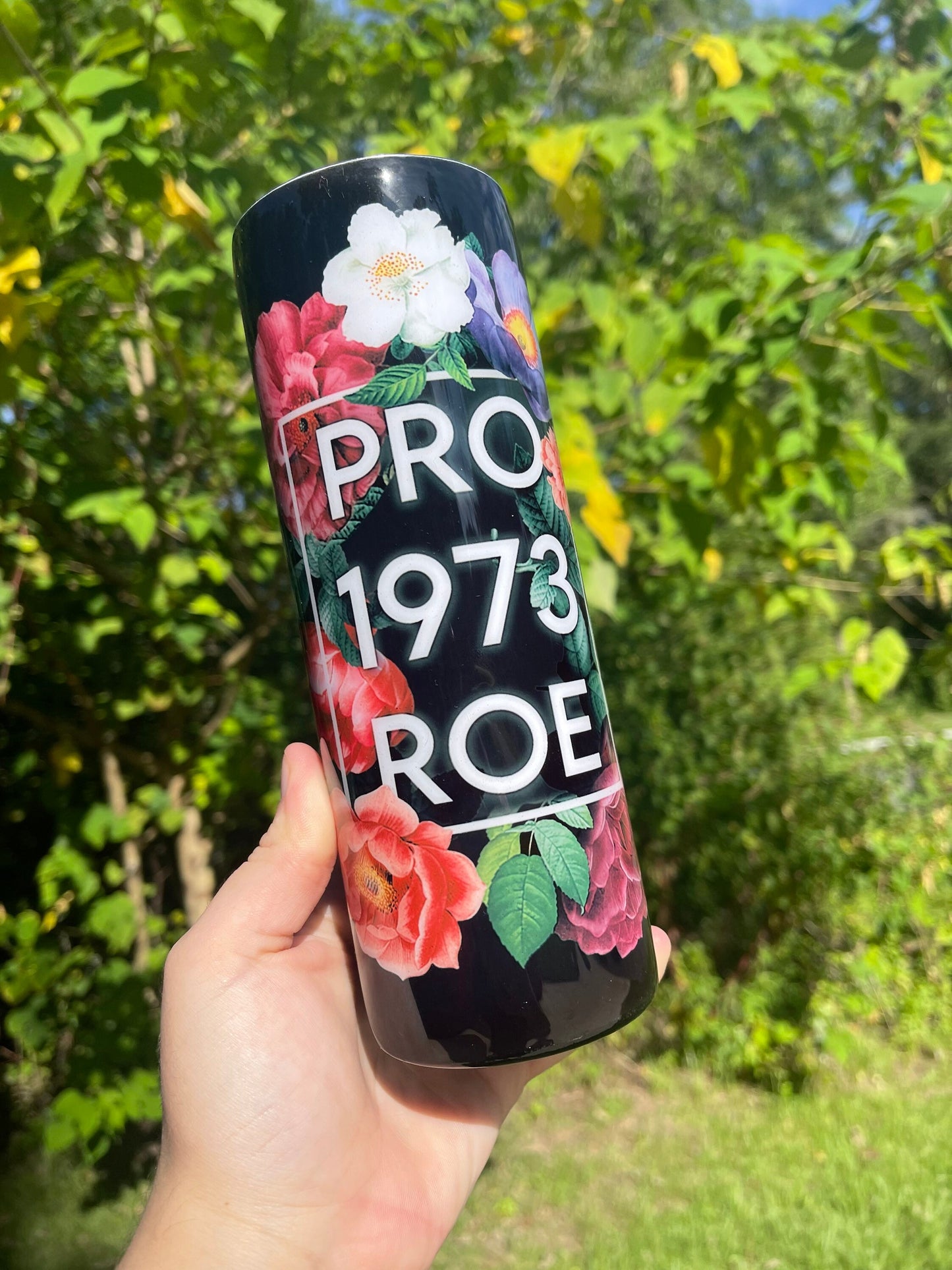 Pro Roe V wade Uterus womens rights 20 or 30oz tumbler