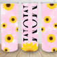MOM sunflower personalizable 20oz skinny tumbler different colors/ designs