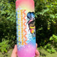Fuck this, that, you, everyone 20oz rainbow cute skinny tumbler