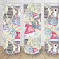 Snowflake Christmas tumbler with cute raccoons animals 20oz skinny tumbler