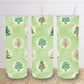 Cute green christmas trees 20oz green skinny tumbler