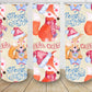 Merry Christmas with cute foxes 20oz skinny tumbler