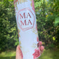 MAMA peony floral 20 or 30oz tumbler pink and gold flowers