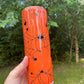 Lets Get Spooky orange spider web halloween cute 20oz skinny tumbler or 12oz kids bottle