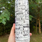 Cystic Fibrosis CF 20 oz tumbler add name epoxy or 12oz kids bottle