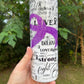 Cystic Fibrosis CF 20 oz tumbler add name epoxy or 12oz kids bottle