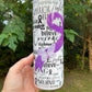 Cystic Fibrosis CF 20 oz tumbler add name epoxy or 12oz kids bottle