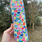 Cute hearts colorful rainbow hearts collage pride tumbler 20oz skinny